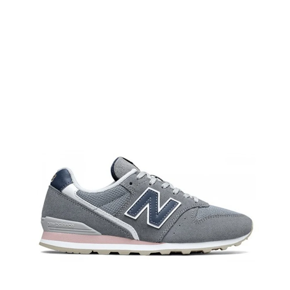 NWT Retired NB 996 Retro Running Shoe Sneaker Grey / Navy / Pink - Picture 2 of 16